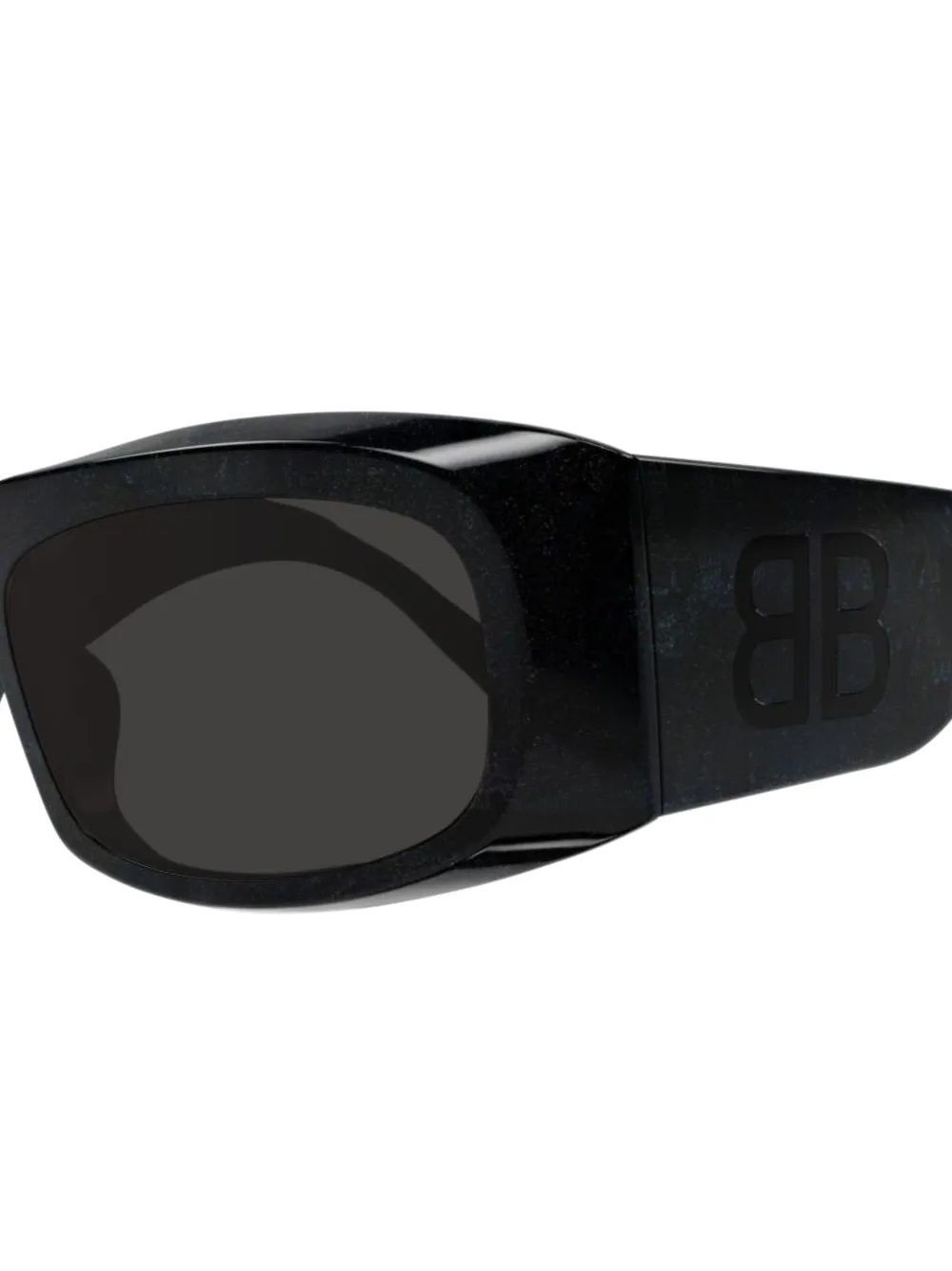 Balenciaga Eyewear Zonnebril met hoekig montuur Zwart