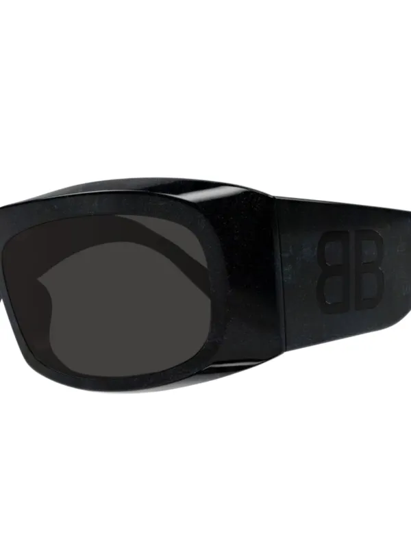 Balenciaga Eyewear angular-frame Sunglasses | Black  display picture 1