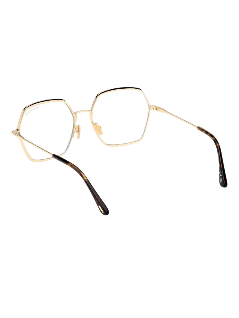 TOM FORD Eyewear geometric-frame glasses Goud