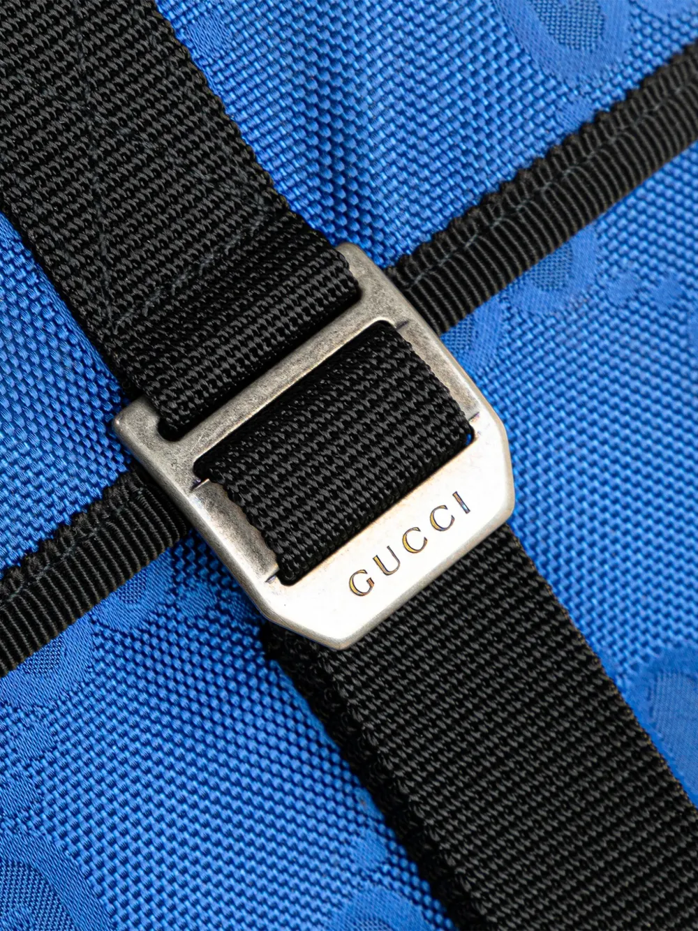 Pre-owned Gucci 2016-present Gg Econyl Off The Grid Messenger Bag Crossbody Bag In Black