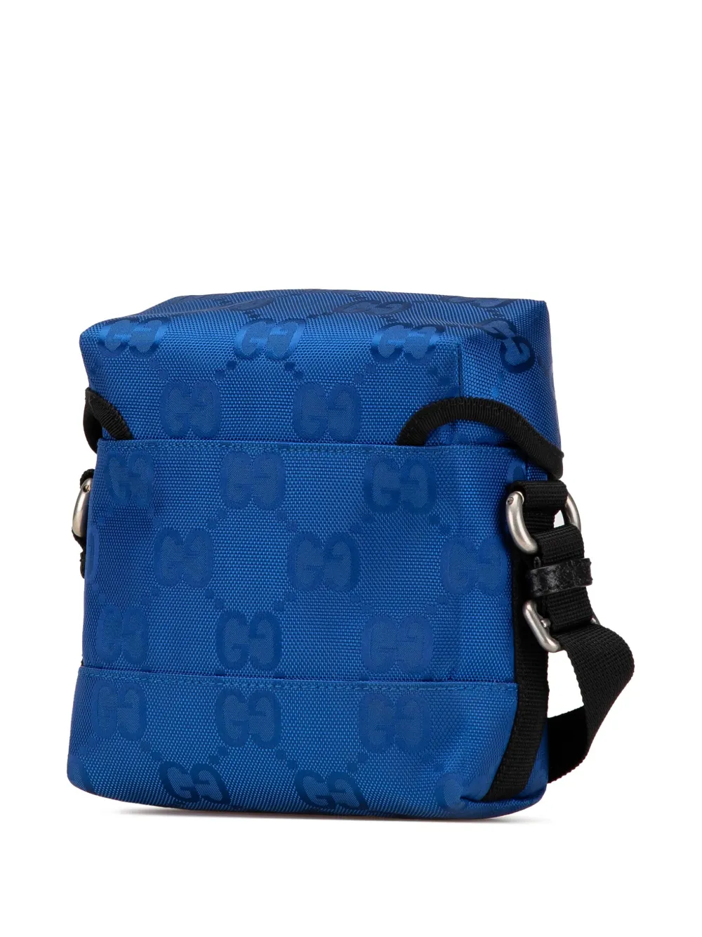 Pre-owned Gucci 2016-present Gg Econyl Off The Grid Messenger Bag Crossbody Bag In Black
