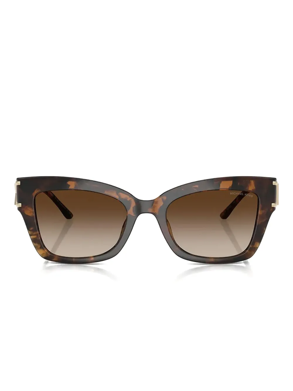 Michael Kors Cantabria Tortoiseshell Cat-eye Sunglasses In ブラウン