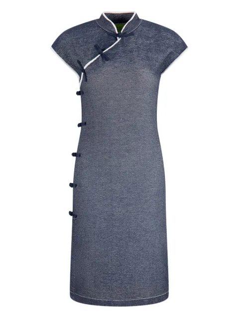 Shanghai Tang vestido midi Qipao