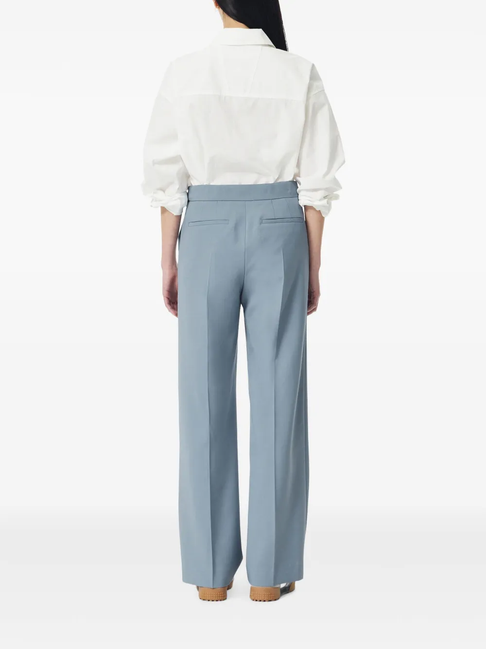 STUDIO TOMBOY Pantalon met wijde pijpen Blauw