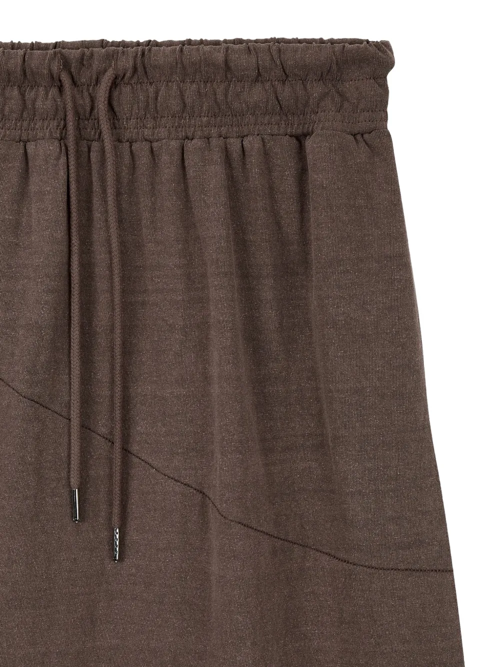 STUDIO TOMBOY Maxi-rok met trekkoordtaille Bruin