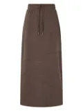 STUDIO TOMBOY drawstring-waist maxi skirt - Brown
