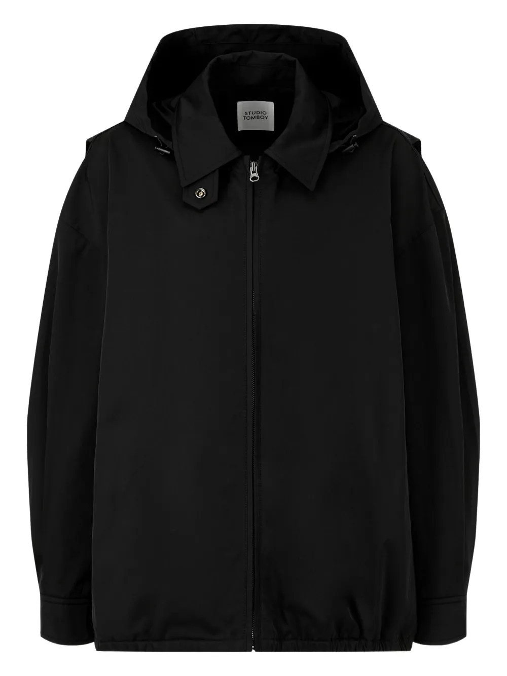 STUDIO TOMBOY hooded utility jacket | Black | Image 1