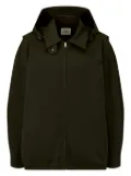 STUDIO TOMBOY hooded zip-up jacket - Green
