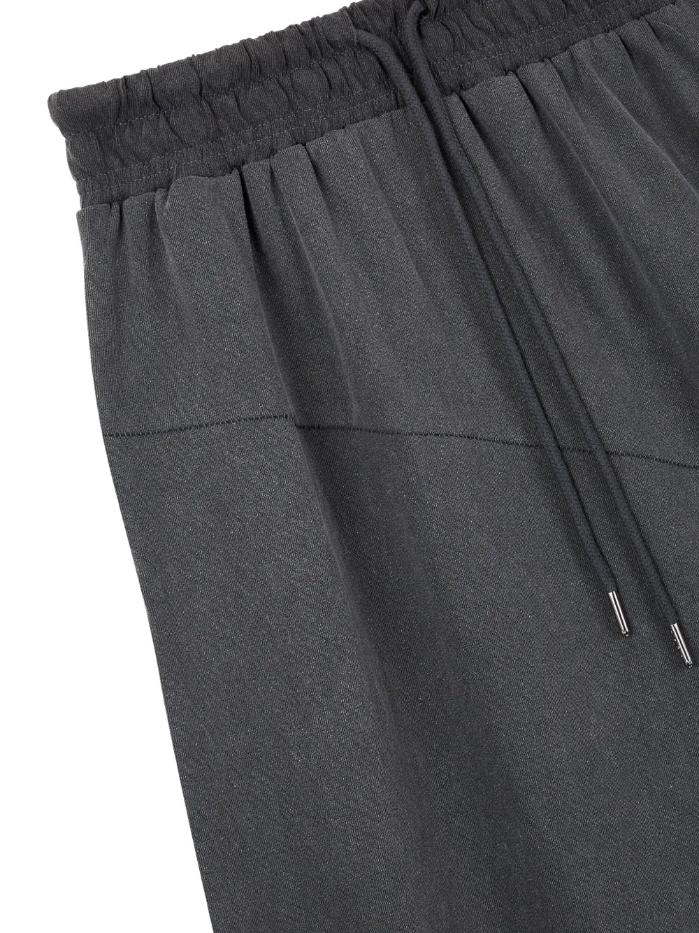 Studio Tomboy Waveline Drawstring Midi Skirt In Gray