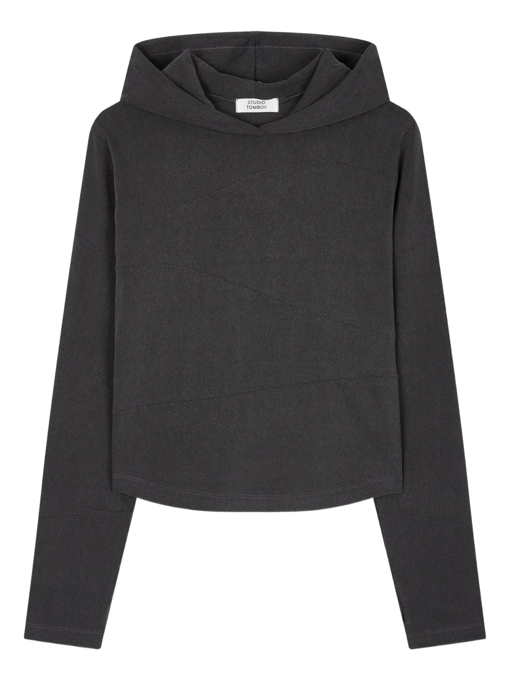STUDIO TOMBOY Wabeline hoodie met lange mouwen Grijs