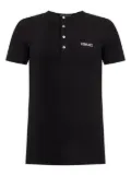 Versace embroidered logo t-shirt - Black