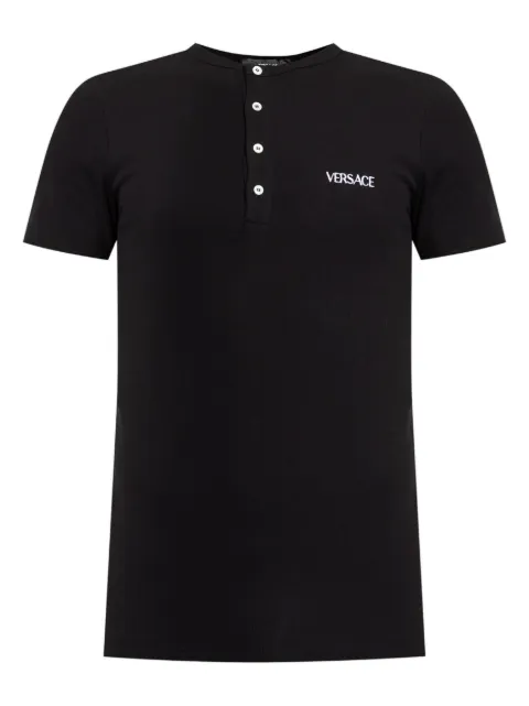 Versace embroidered logo t-shirt