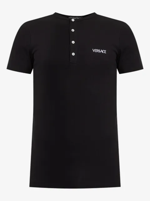 Versace cotton ribbed T-shirt