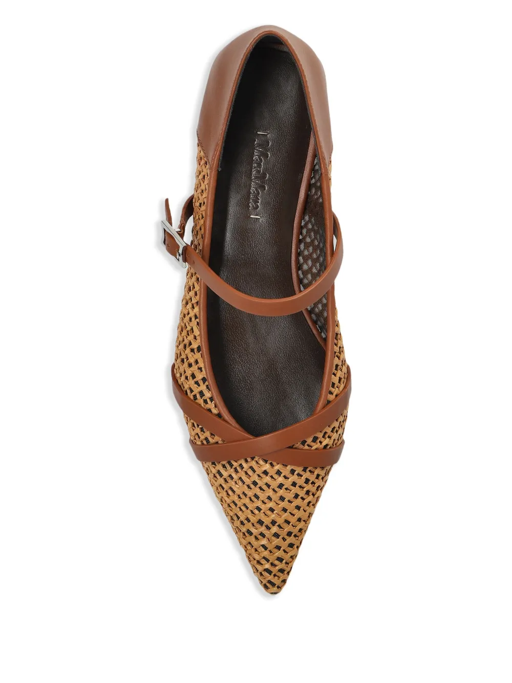 Max Mara Geweven ballerina's Bruin