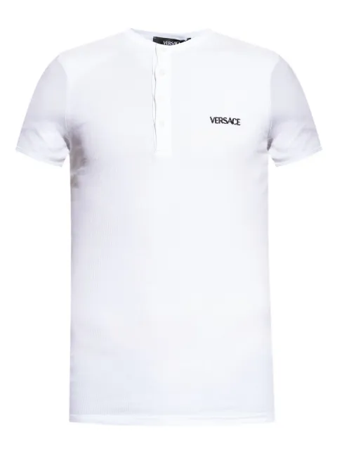 Versace embroidered logo undershirt