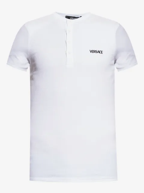 Versace cotton ribbed T-shirt