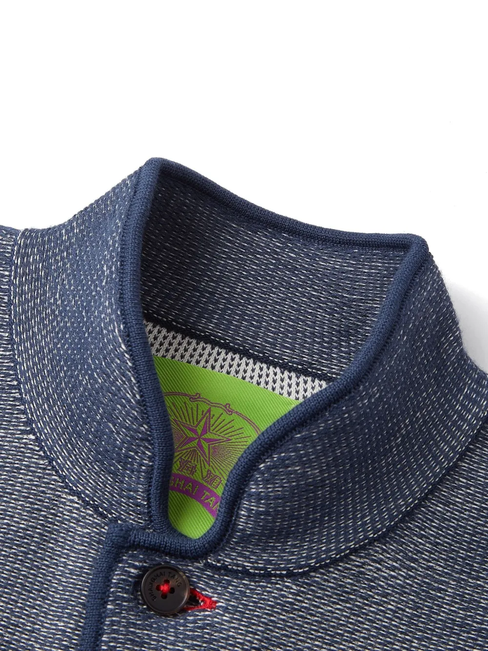 Shanghai Tang Jersey jack Blauw