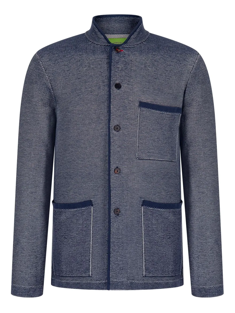 Shanghai Tang jersey jacket | Blue | Image 1