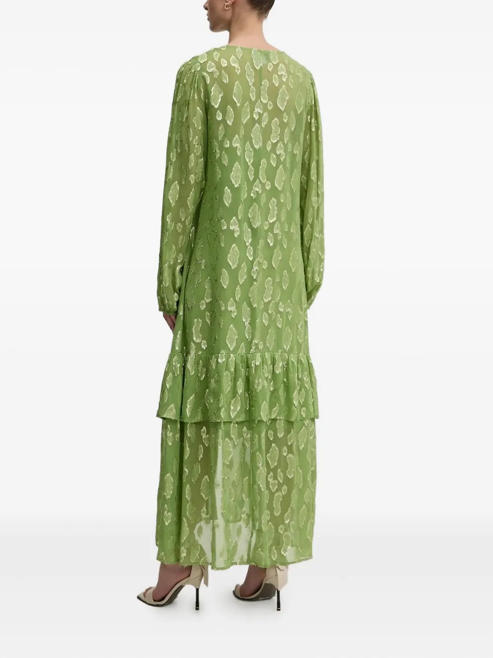NEVER FULLY DRESSED Harmony maxi-jurk Groen