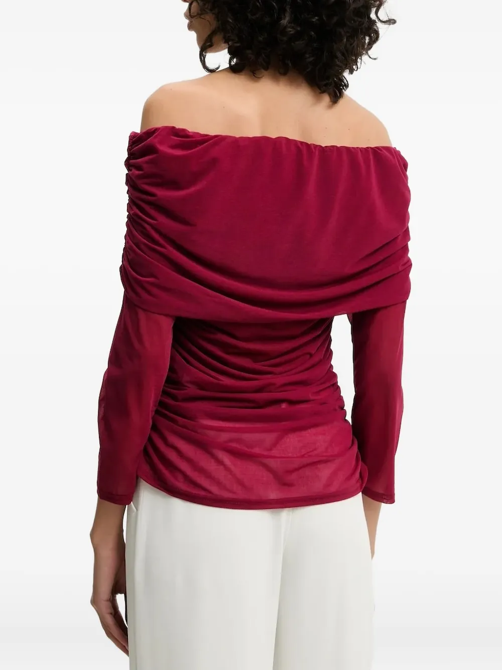 NEVER FULLY DRESSED Off-shoulder top - Rood
