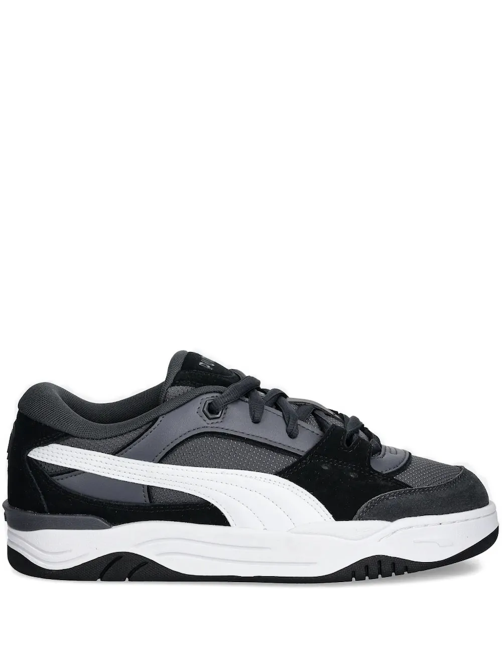 PUMA suede-panel sneakers Black