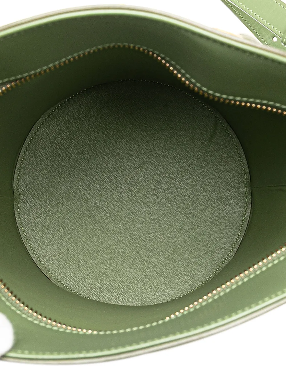 Pre-owned Celine 2019 Leather Crecy Bucket Bag In Green
