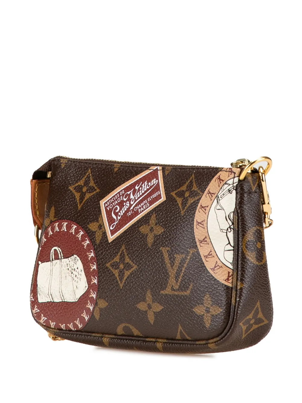 Louis Vuitton Pre-Owned 2009 Monogram Patch Mini Pochette Accessoires handbag | Pre-Owned | Image 2