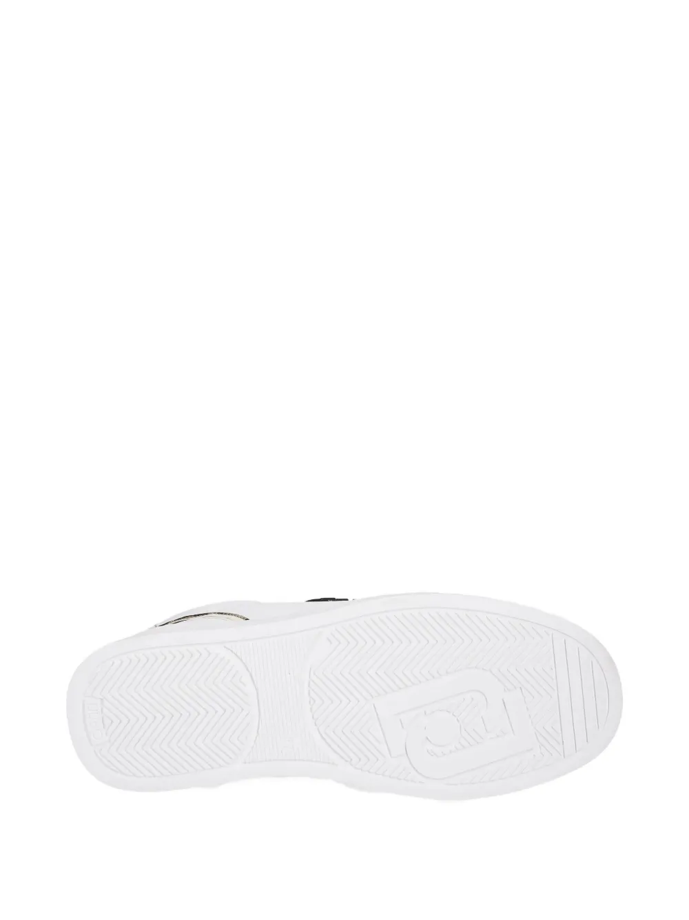 Liu •jo Metallic-accent Platform Sneakers In White