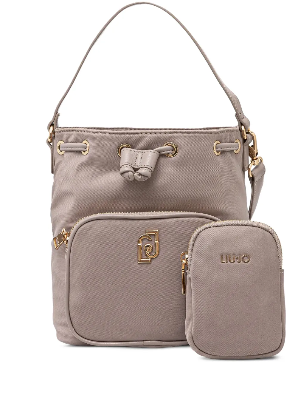 LIU JO logo-plaque tote bag | Pink | Image 1
