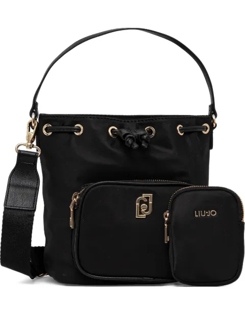 LIU JO bolsa bucket con placa del logo