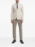LIU JO Stylish patch-pocket single-breasted jacket - Neutrals