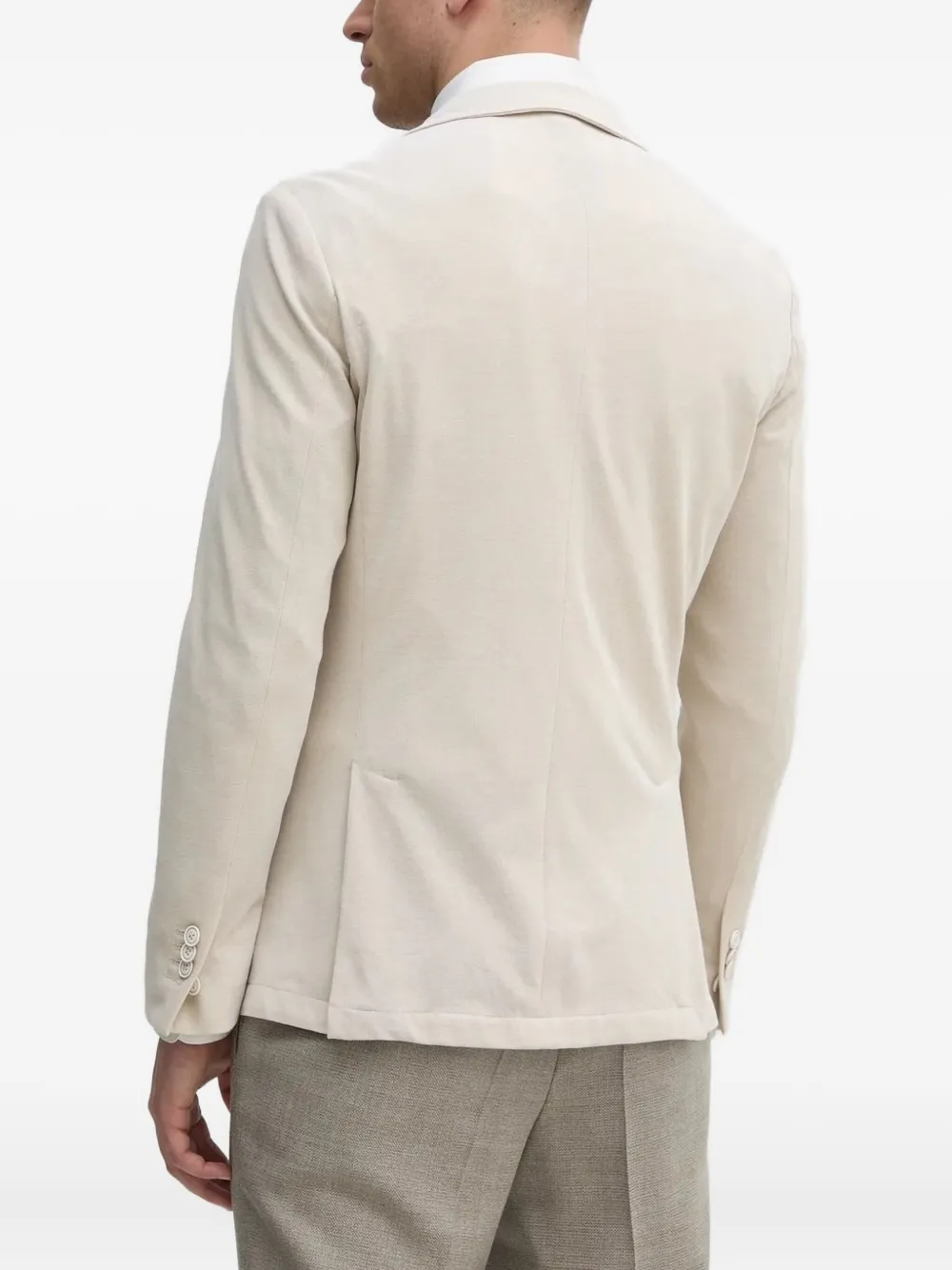 LIU JO Stylish jack met enkele rij knopen en opgestikte zak Beige