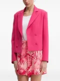 LIU JO double-breasted cropped blazer - Pink