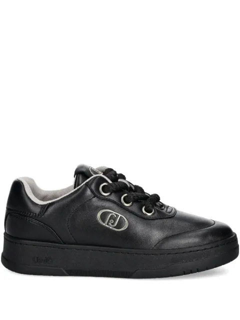 LIU JO leather lace-up sneakers