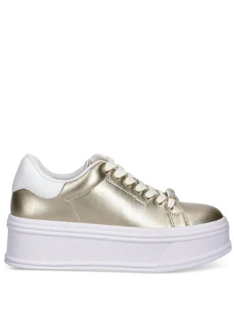 LIU JO metallic platform sneakers