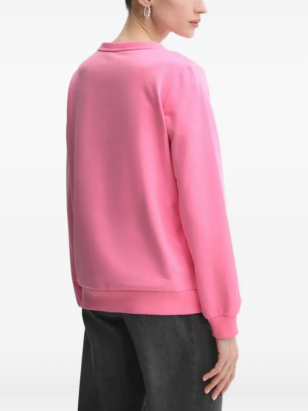 LIU JO Sweater met logo Roze