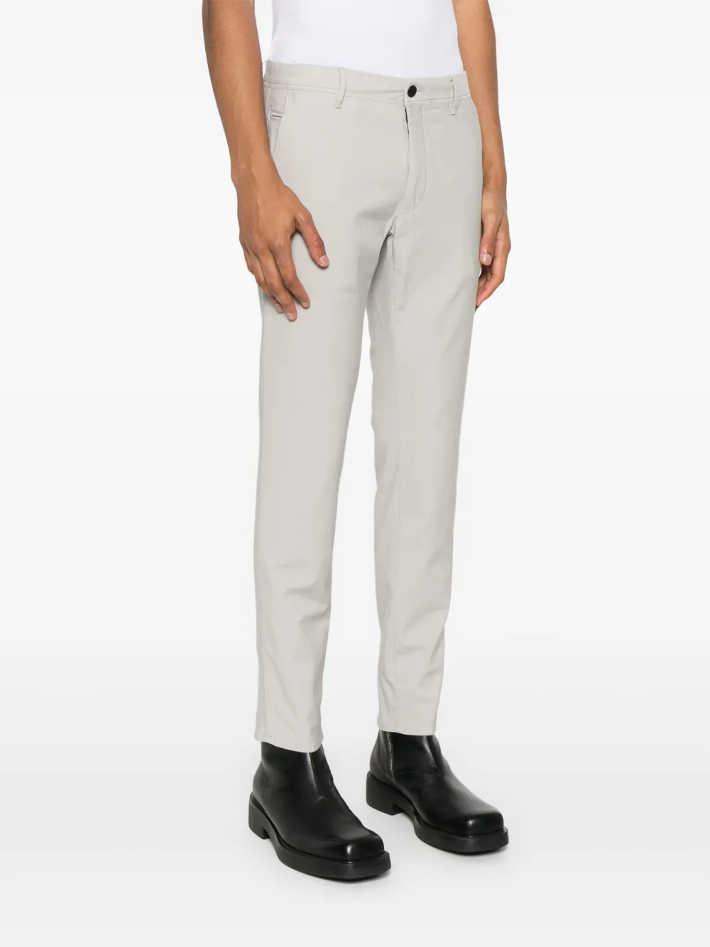 Incotex Katoenen broek Grijs
