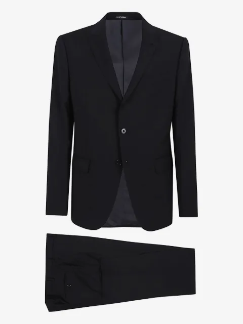 Emporio Armani costume à veste à simple boutonnage