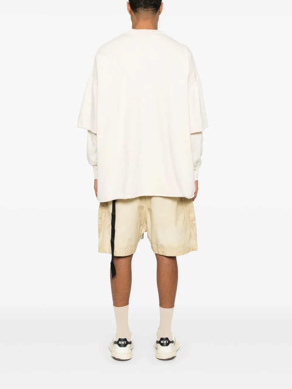 Rick Owens DRKSHDW Tommy Hustler T-shirt Beige
