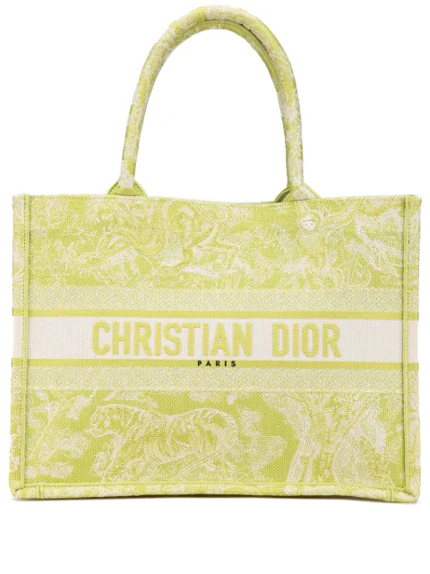 Christian Dior Pre-Owned 2021 Medium Canvas Embroidered Dioriviera Toile De Jouy Book tote bag