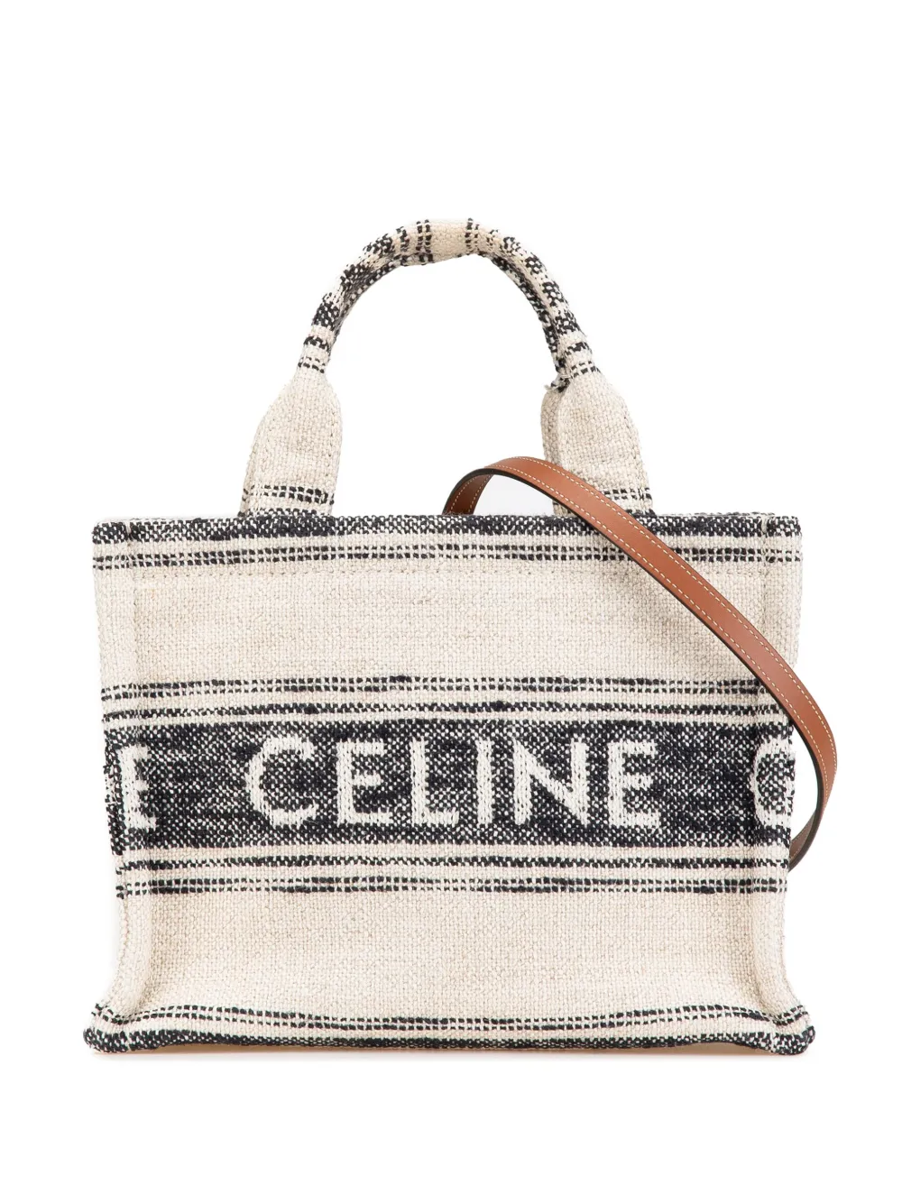 Céline Pre-Owned bolsa satchel Small Canvas Cabas Thais 2022 | marrón | Image 1