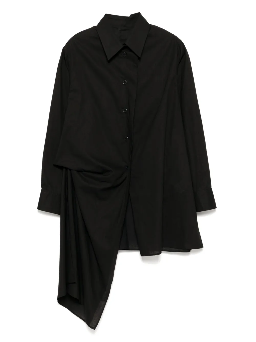 Yohji Yamamoto camisa asimétrica | negro | Image 1