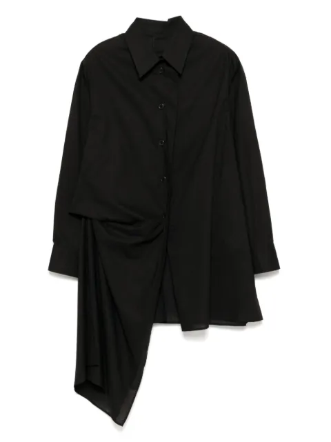 Yohji Yamamoto قميص قطن غير متساوي الطول