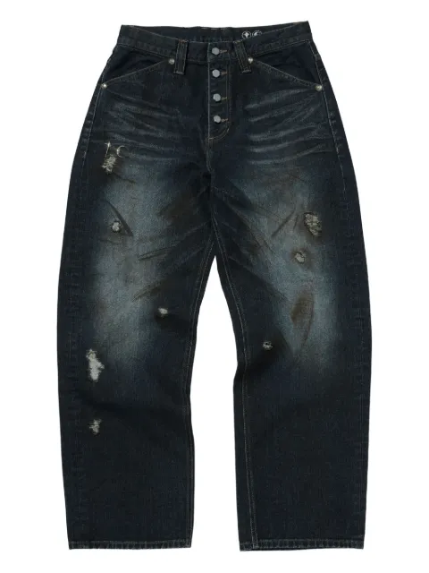 THUG CLUB jeans Burn Down