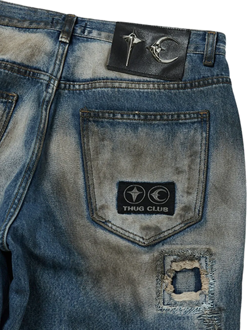 THUG CLUB Combat Casualty Care Jeans | Blue | FARFETCH