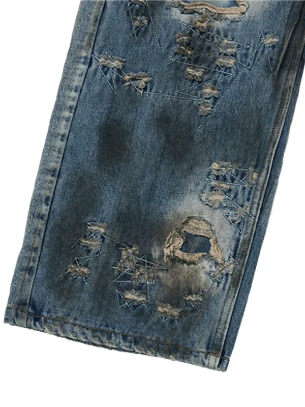 パンツ THUG CLUB Combat Casualty Care Denim THUG CLUB Combat Casualty Care Jeans | Blue | FARFETCH UK