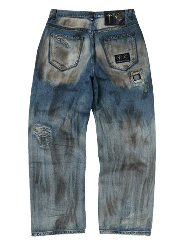 パンツ THUG CLUB Combat Casualty Care Denim THUG CLUB Combat Casualty Care Jeans | Blue | FARFETCH ID