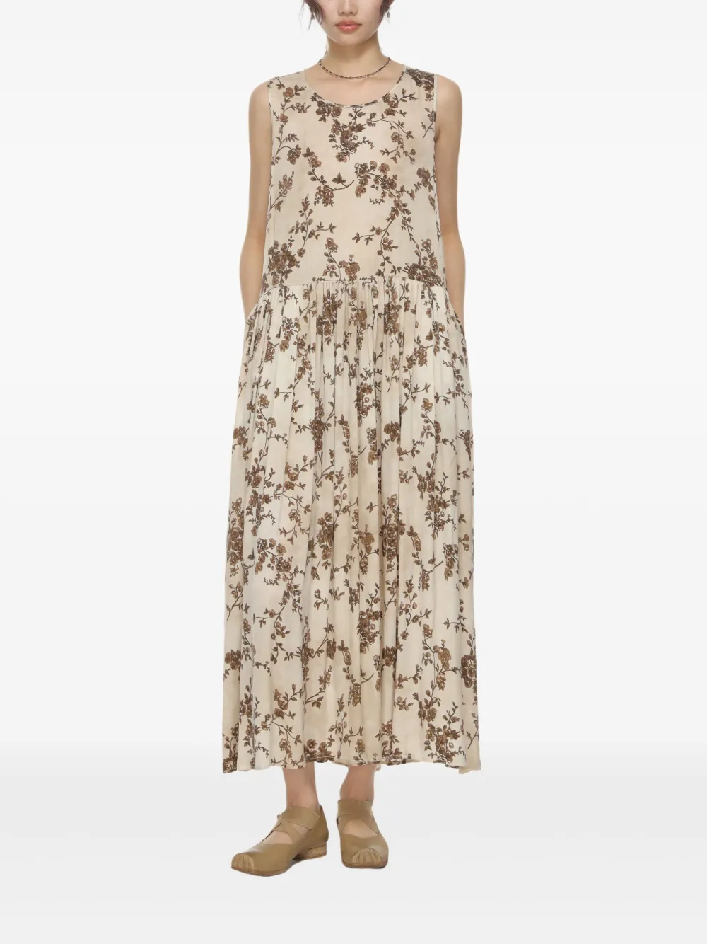 Uma Wang Ardal jurk - Beige