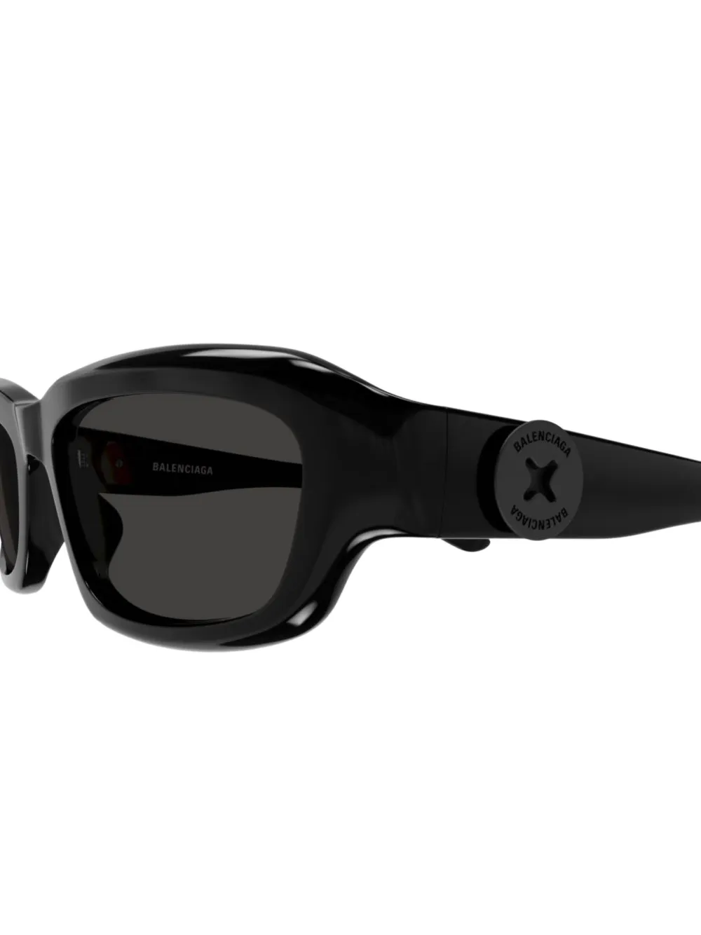 Balenciaga Eyewear チャンキーフレーム サングラス | ブラック