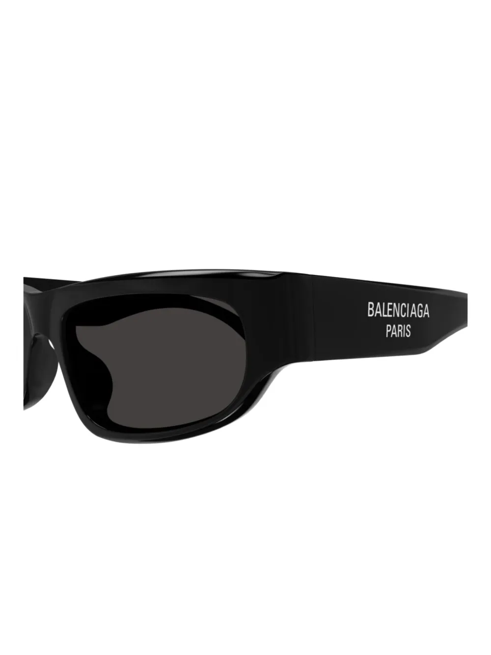 Balenciaga Eyewear Zonnebril met rechthoekig montuur Zwart
